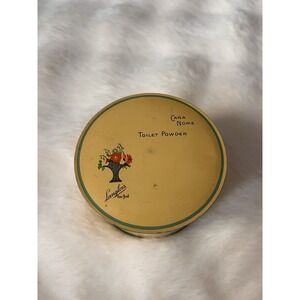 Vintage Cara Nome Tin Toilet Powder Langlois Inc Empty Tin New York Art Deco